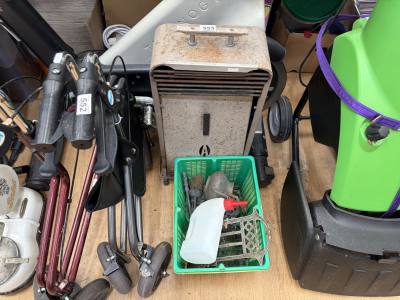 PARAFFIN HEATER + BOX LOT