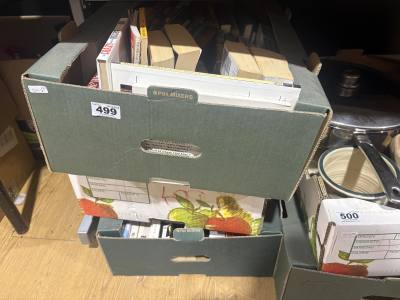 3 X BOXES OF BOOKS