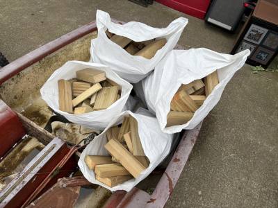 4 X BAGS OF FIREWOOD