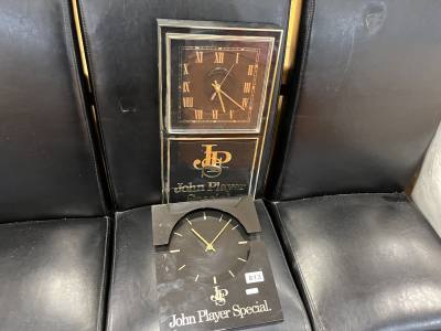 2 X JOHN PLAYER CLOCKS