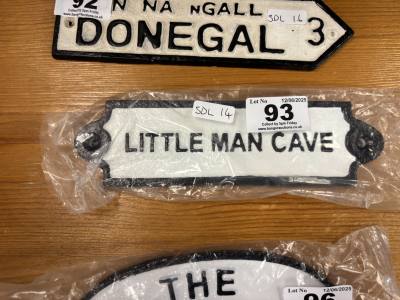 MAN CAVE SIGN
