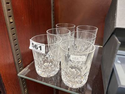 6 X WATERFORD TUMBLERS