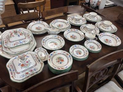 COPELAND SPODE CHINESE ROSE DINNER SET