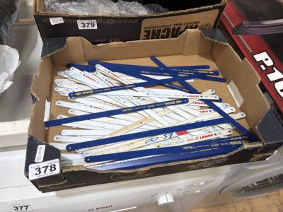 BOX OF SAW PIECES