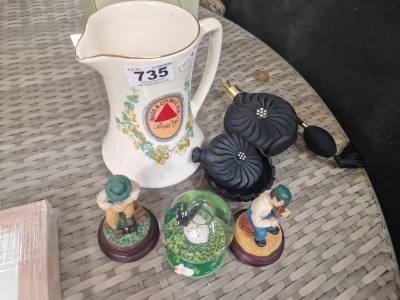 BRASS JUG + LOT