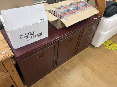 MAHOGANY EFFECT SIDEBOARD