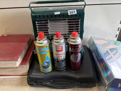 CAMPING HEATER + STOVE