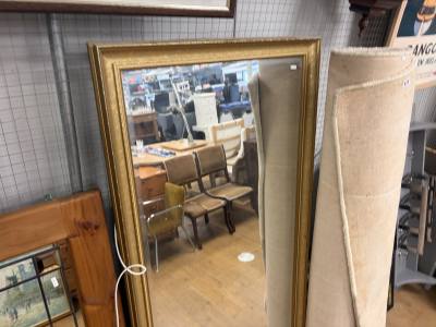 LARGE GILT MIRROR