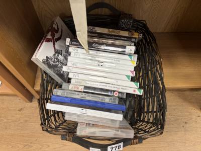 BASKET OF CONSOLE COLLECTORS GAMES + OTHERS