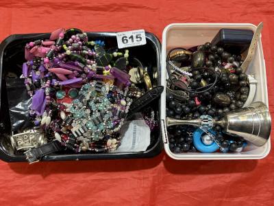 2 BOXES DRESS JEWELLERY