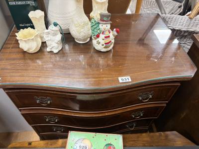 BOW FRONTED DRAWER CHEST 