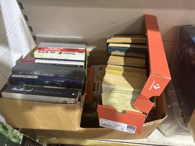 3 BOXES OF BOOKS