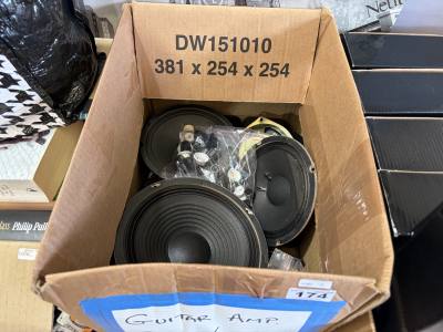 BOX OF GUITAR PARTS