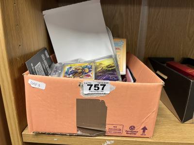 BOX OF POKEMON CARDS