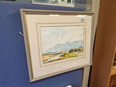 SIGNED WATERCOLOUR