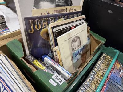 BOX OF JOHN WAYNE MEMORABILIA