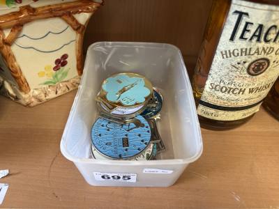 BOX OF BADGES