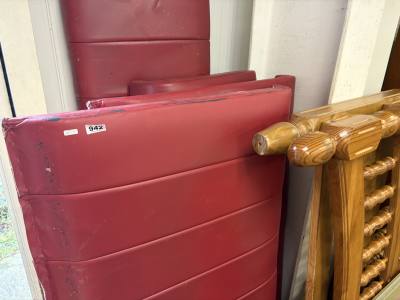 4 X CUSHION BOOTH BACKS