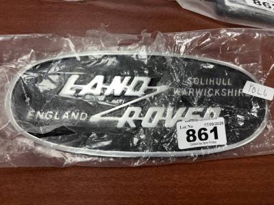 LAND ROVER SIGN