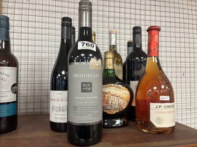 QUANTITY OF BOTTLES OF WINE