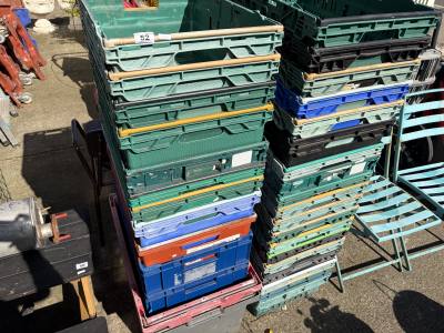LOT OF CRATES
