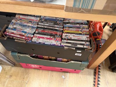 3 X BOXES OF DVD'S