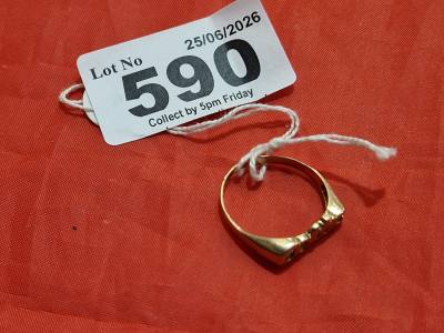 9CT GOLD CELTIC RING (1.5 GRAMS)