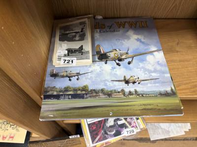 2 X AIRPLANE CALENDARS + PHOTOS