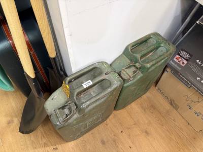 2 X JERRY CANS