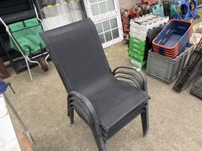 4 X GARDEN CHAIRS