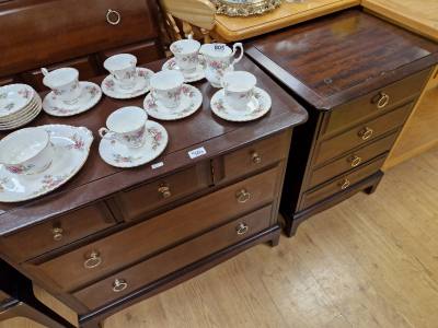 STAG DRAWER CHEST + BEDSIDE