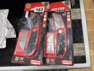 LOT OF NEW DEKTON BLADE KNIVES