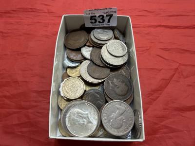 BOX OF COLLECTORS COINS