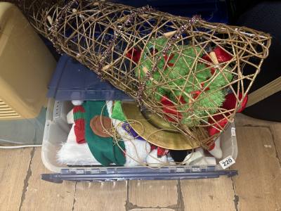 LOT OF XMAS DECORATIONS