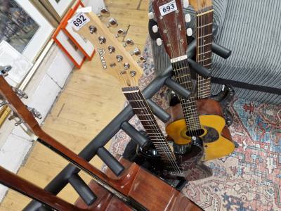 LEFT HANDED BENSON ELECTRIC GUITAR + CASE