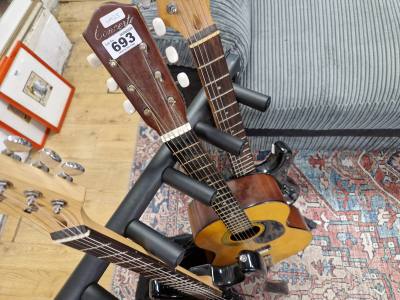 VINTAGE PARLOR STYLE ACOUSTIC GUITAR