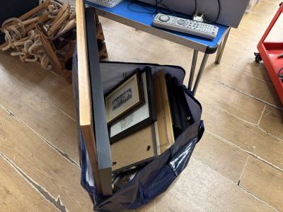 BAG OF PICTURES + WINE RACK