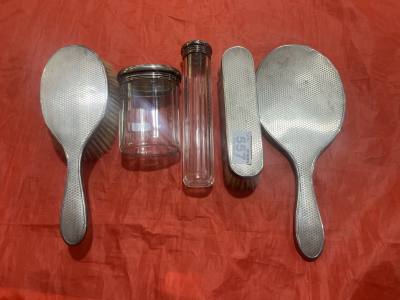 5 PIECE SET OF SILVER
