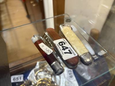 4 X POCKET KNIVES