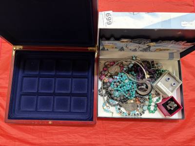 BOX OF DRESS JEWELLERY