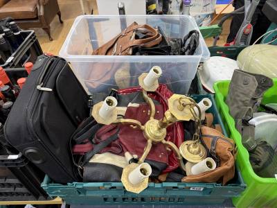 2 X BOXES OF HANDBAGS