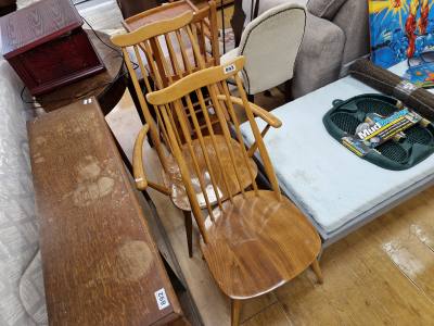 ERCOL ARMCHAIR + OTHER