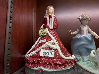 ROYAL DOULTON ' PRETTY LADY' FIGURE