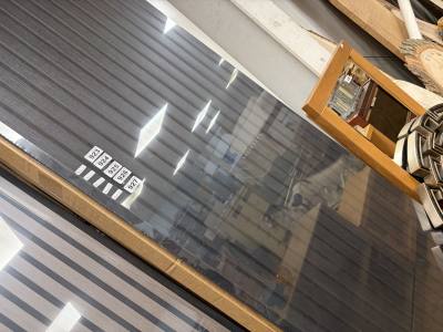 4 X BLACK OAK COMPOSITE WALL PANELS