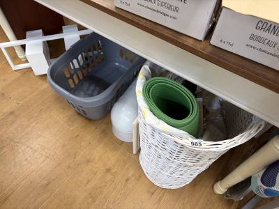 LAUNDRY BASKETS, BREAD BIN + ODDS