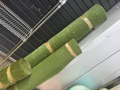 3 X ROLLS OF ARTIFICIAL GRASS