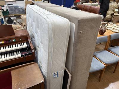DOUBLE DIVAN BED + MATTRESS