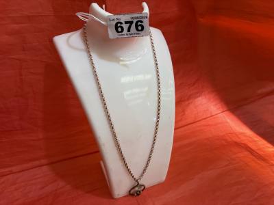 9CT CHAIN + SPIDER PENDANT (6.3 GRAMS)
