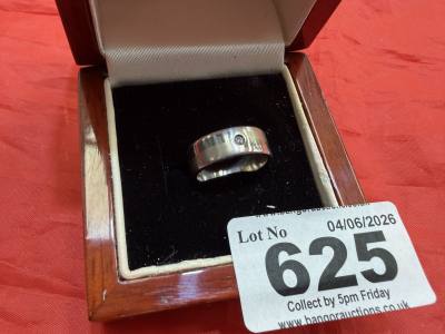 SILVER HOT DIAMONDS BAND