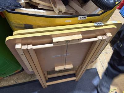 2 X FOLDING TABLES
